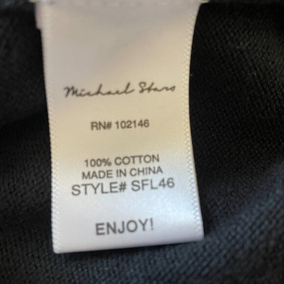 NEW Michael Stars Irene Black Sleeveless Ribbed Knit Midi Dress Sz. XS - Picture 6 of 6